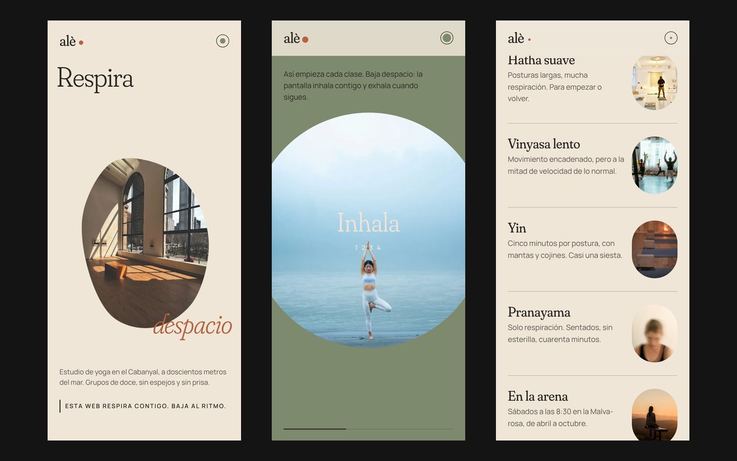 alè on mobile