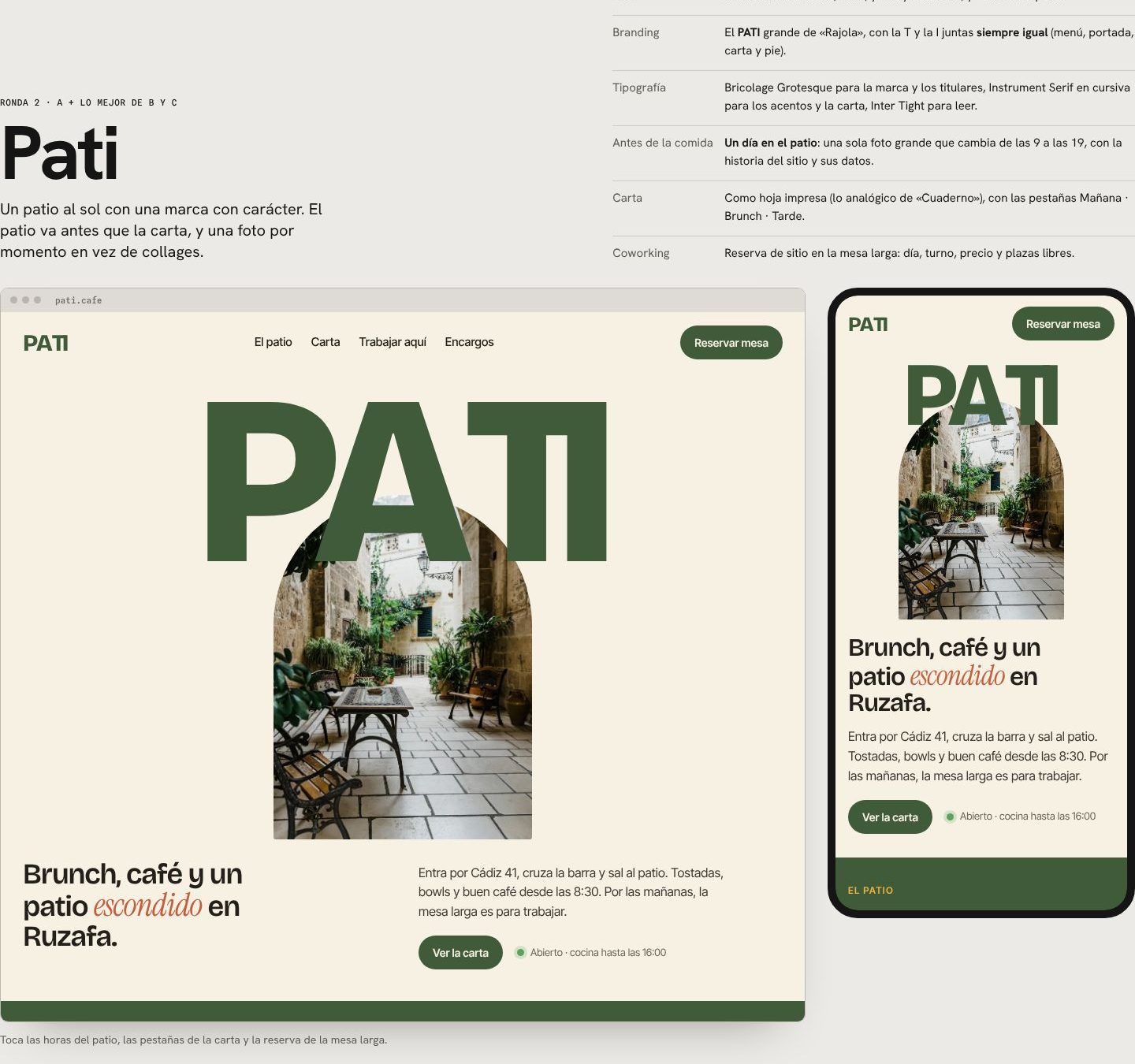 Second round of directions for Pati