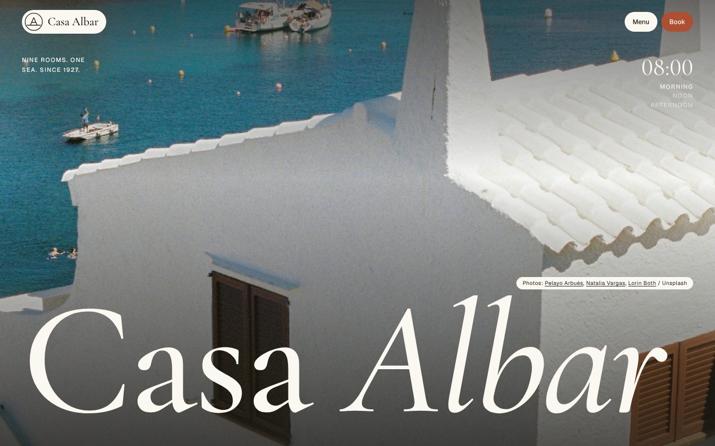 Casa Albar homepage