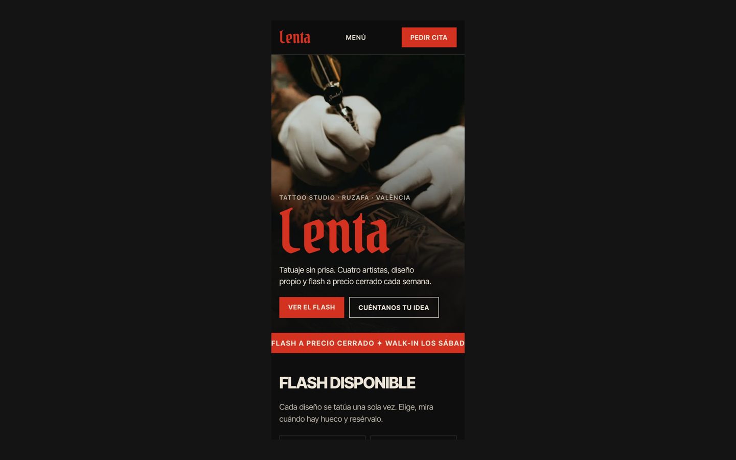 Lenta on mobile