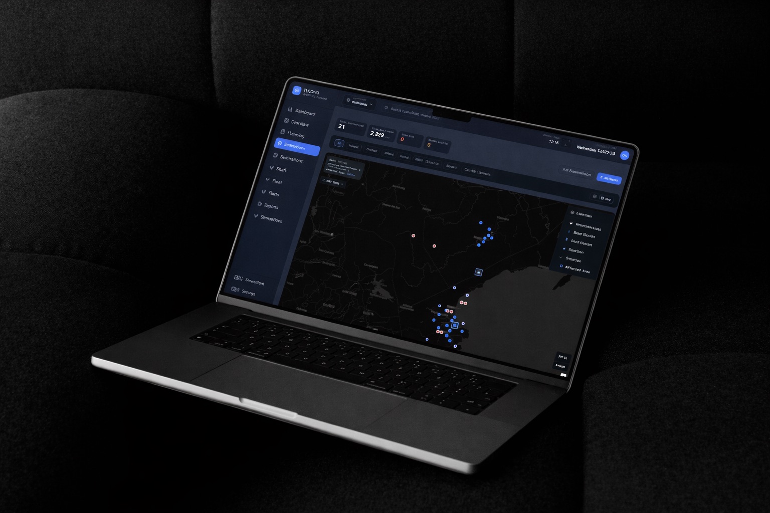 Tulong planning calendar and logistics scheduling view